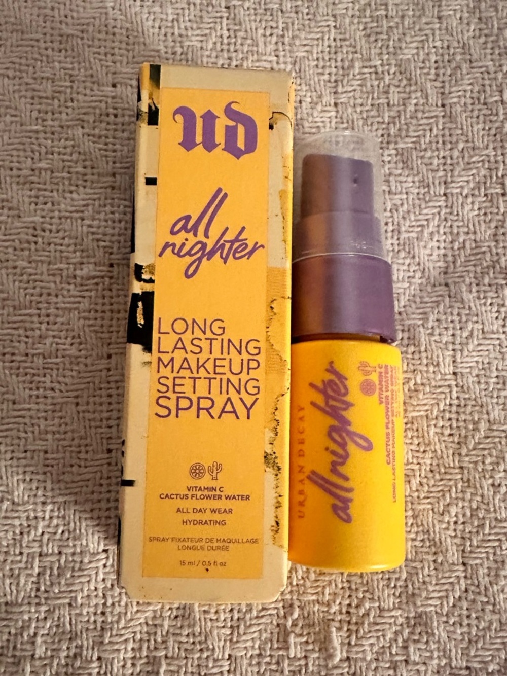 Urban Decay All Nighter Vitamin C Hydrating Makeup Setting Spray NEW